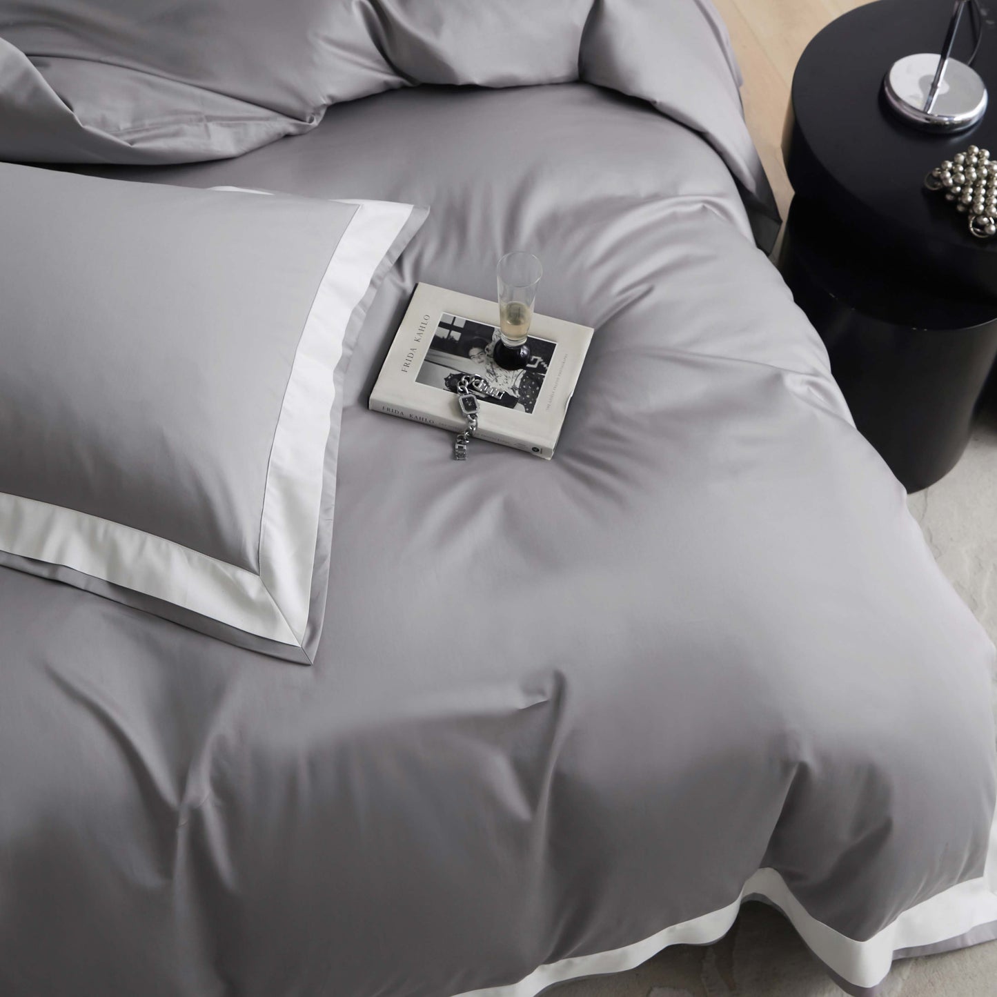Pima Cotton Fitted Sheet & Duvet Cover Set