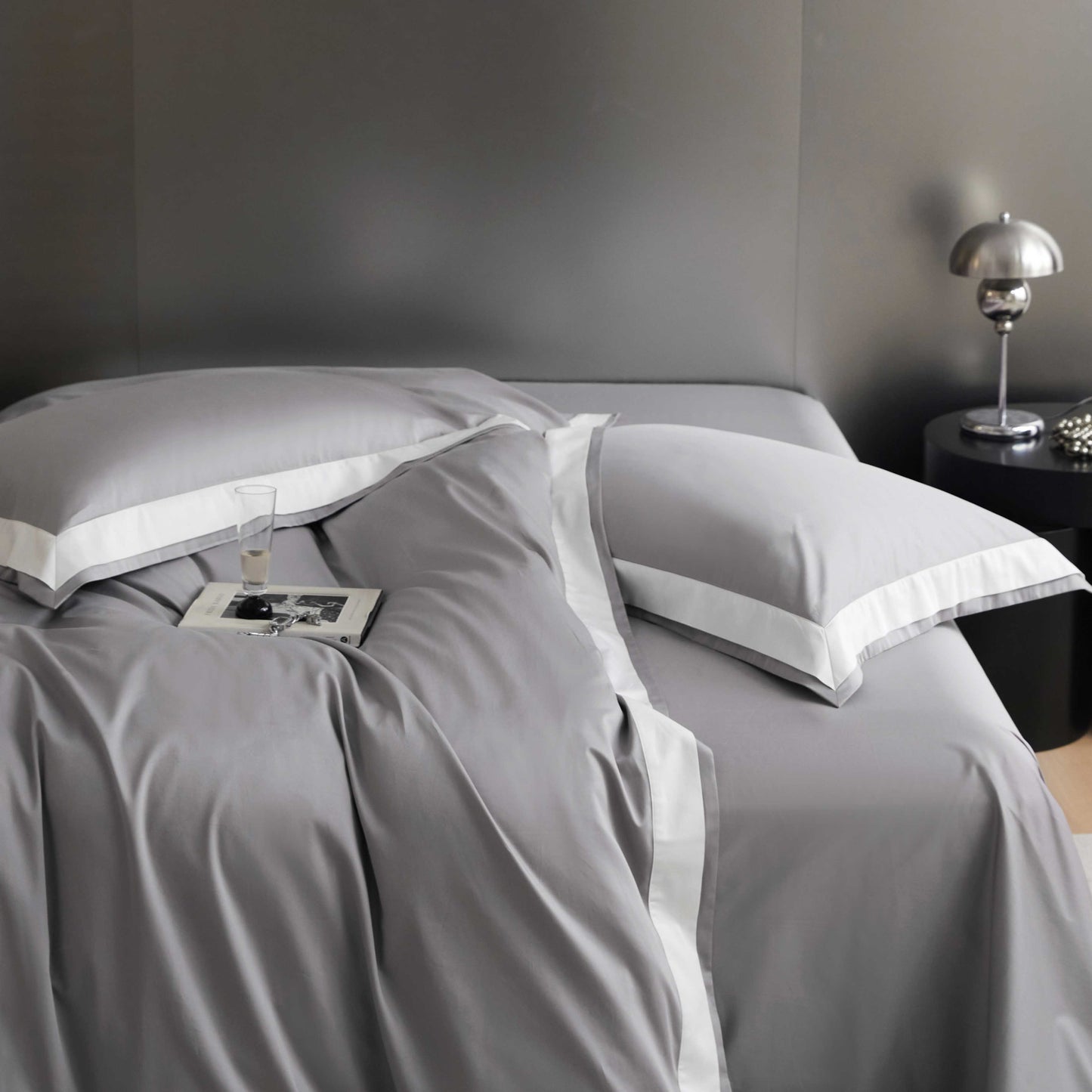 Pima Cotton Fitted Sheet & Duvet Cover Set