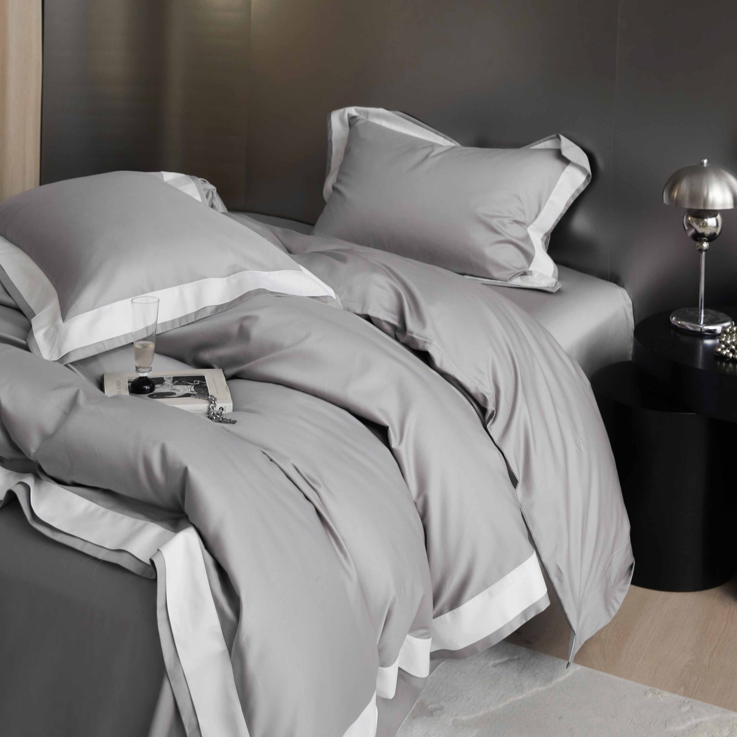 Pima Cotton Fitted Sheet & Duvet Cover Set