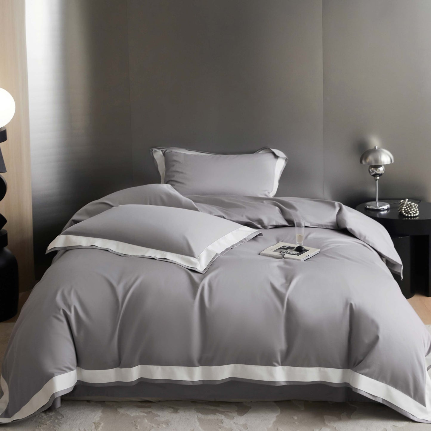 Pima Cotton Fitted Sheet & Duvet Cover Set