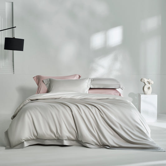Tencel Cotton Fitted Sheet & Duvet Cover Set
