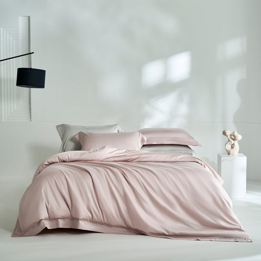 Tencel Cotton Fitted Sheet & Duvet Cover Set